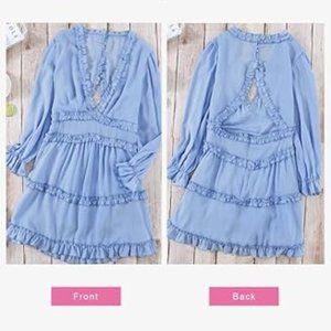 Dokotoo Ruffle Dress NWOT